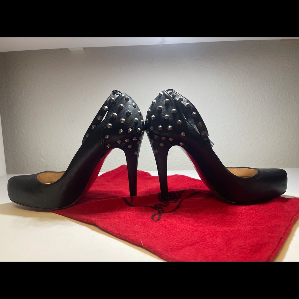 Christian Louboutin studded platform pump
